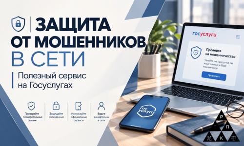 Защита от мошенников в сети: полезный сервис на Госуслугах